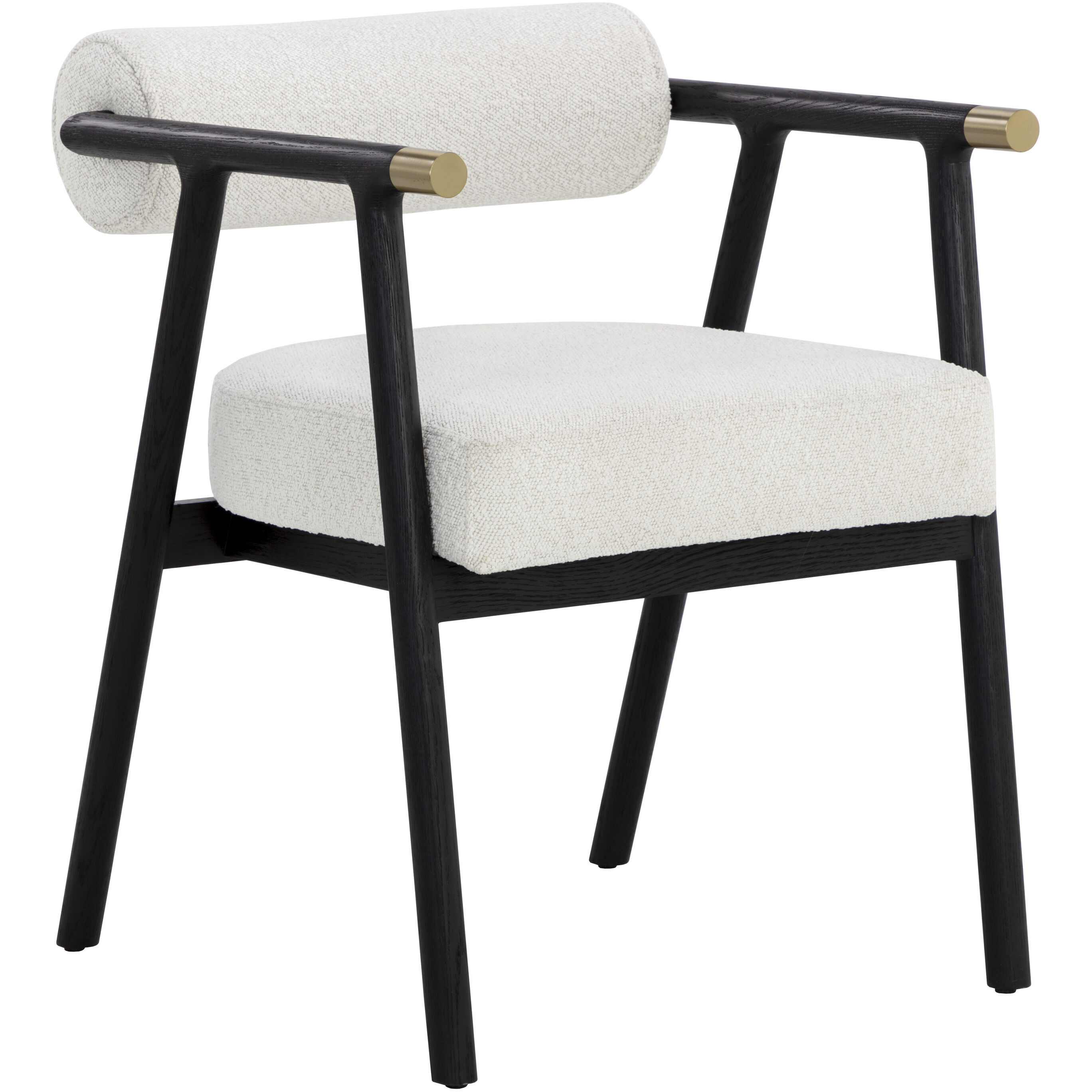 Sova Black / Copenhagen White Dining Armchair
